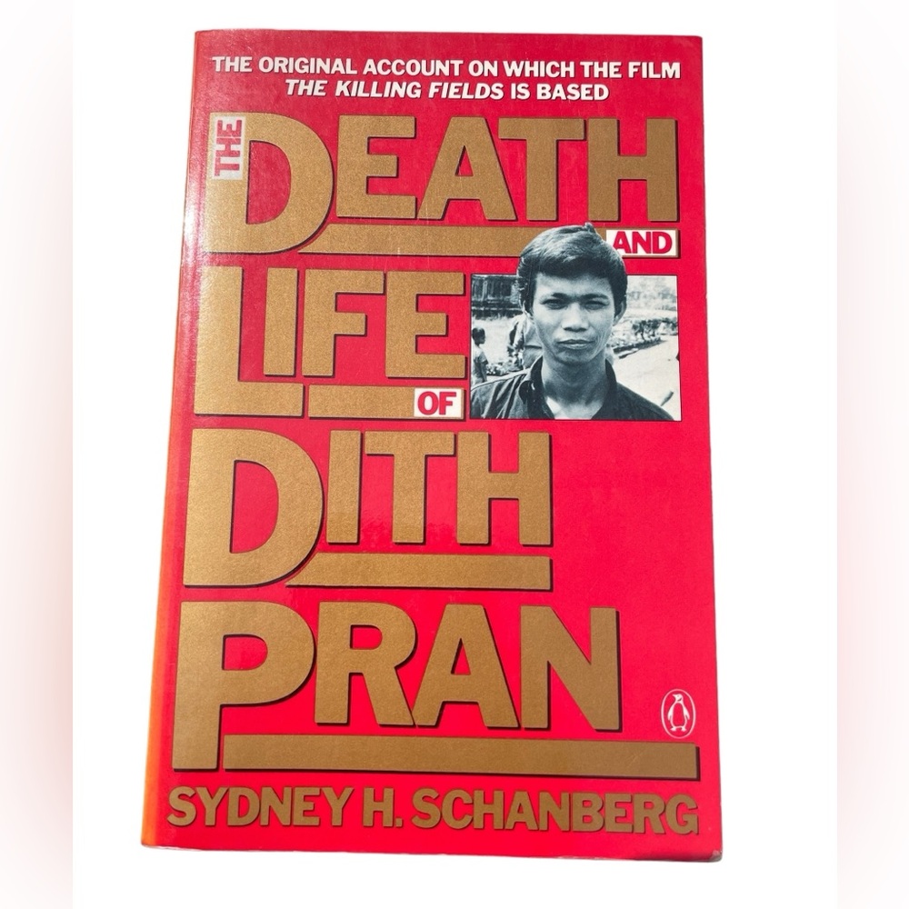 The Death and Life of Dith Pran Soft Cover Book Vintage 1985 Cambodia